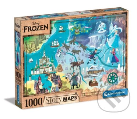 Puzzle: Disney Mapa Frozen (Clementoni). Clementoni, 2024 Puzzle: Disney Mapa Frozen (Clementoni). Clementoni, 2024