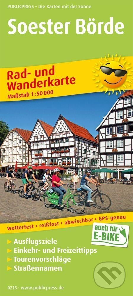 Soester Börde 1:50 000 / cyklistická a turistická mapa (freytag&berndt). freytag&berndt, 2018 Soester Börde 1:50 000 / cyklistická a turistická mapa (freytag&berndt). freytag&berndt, 2018