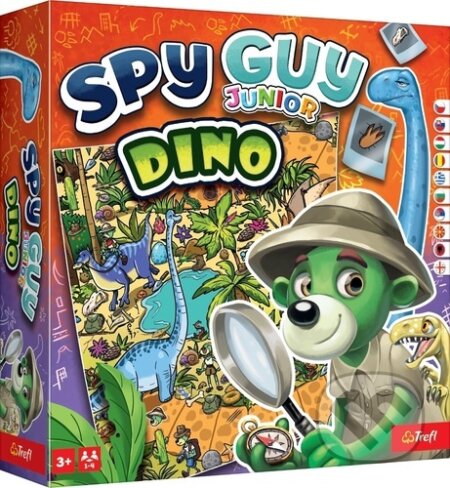 Spoločenská hra: Spy Guy Junior Dino (Trefl). Trefl, 2024 Spoločenská hra: Spy Guy Junior Dino (Trefl). Trefl, 2024