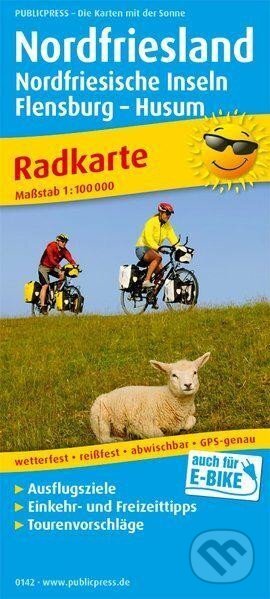 Severní Frísko, Severní Fríské ostrovy, Flensburg -. Houseum 1:100 000 / cyklistická mapa (freytag&berndt). freytag&berndt, 2018 Severní Frísko, Severní Fríské ostrovy, Flensburg -. Houseum 1:100 000 / cyklistická mapa (freytag&berndt). freytag&berndt, 2018