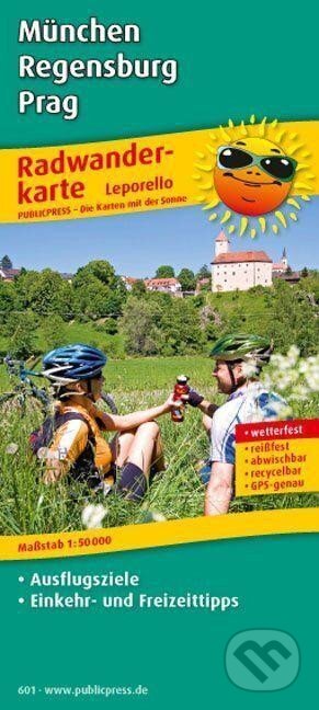 Mnichov-Regensburg-Praha 1:50 000 / cyklistická mapa (freytag&berndt). freytag&berndt, 2016 Mnichov-Regensburg-Praha 1:50 000 / cyklistická mapa (freytag&berndt). freytag&berndt, 2016