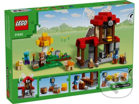 Spoločenská hra: LEGO® Minecraft® Farma s veterným mlynom (LEGO). LEGO, 2024 Spoločenská hra: LEGO® Minecraft® Farma s veterným mlynom (LEGO). LEGO, 2024