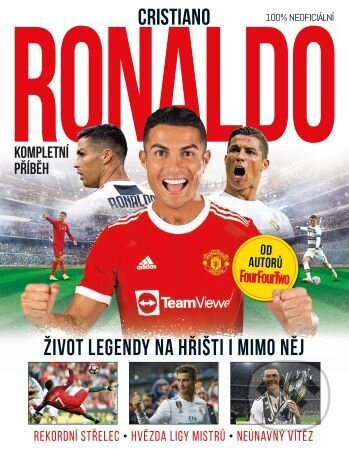 Kniha: Cristiano Ronaldo - kompletní příběh (Drew Sleep). Extra Publishing, 2024 Kniha: Cristiano Ronaldo - kompletní příběh (Drew Sleep). Extra Publishing, 2024