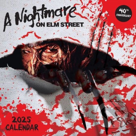 Oficiálny nástenný kalendár 2025 A Nightmare Before Elm Street s plagátom (). , 2024 Oficiálny nástenný kalendár 2025 A Nightmare Before Elm Street s plagátom (). , 2024