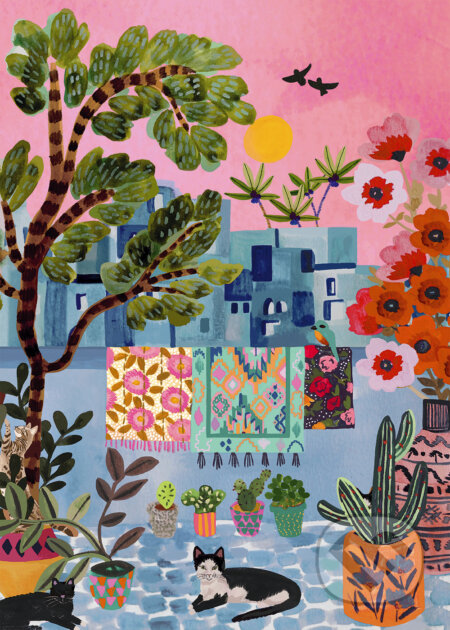 Puzzle: Mačka v Maroku (Hebe Studio). Pieces & Peace Puzzle: Mačka v Maroku (Hebe Studio). Pieces & Peace