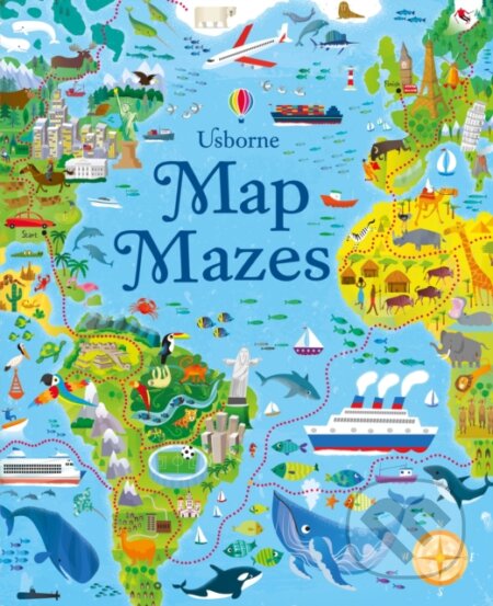 Kniha: Map Mazes (Sam Smith). Usborne, 2017 Kniha: Map Mazes (Sam Smith). Usborne, 2017