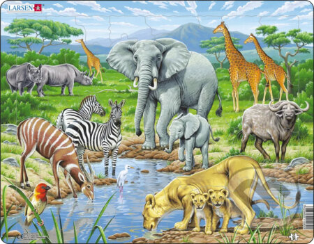 Puzzle: Africká savana (FH9) (Larsen). Larsen, 2020 Puzzle: Africká savana (FH9) (Larsen). Larsen, 2020