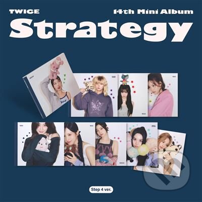 Hudební CD: Twice: Strategy (STEP 4 Version) (Hudobné albumy). Hudobné albumy, 2024 Hudební CD: Twice: Strategy (STEP 4 Version) (Hudobné albumy). Hudobné albumy, 2024
