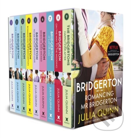 Kniha: The Complete Bridgerton Collection: Books 1-9 (Julia Quinn). Piatkus, 2024 Kniha: The Complete Bridgerton Collection: Books 1-9 (Julia Quinn). Piatkus, 2024