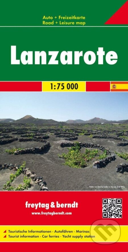 AK 0533 Lanzarote 1:75 000 / automapa + mapa volného času (freytag&berndt). freytag&berndt, 2018 AK 0533 Lanzarote 1:75 000 / automapa + mapa volného času (freytag&berndt). freytag&berndt, 2018