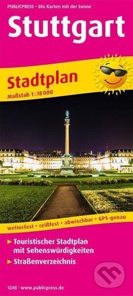 Stuttgart 1:18 000 / plán města (freytag&berndt). freytag&berndt, 2017 Stuttgart 1:18 000 / plán města (freytag&berndt). freytag&berndt, 2017