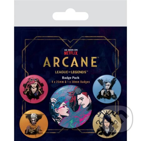 Sada placiek League of Legends - Arcane (Fantasy). Fantasy, 2024 Sada placiek League of Legends - Arcane (Fantasy). Fantasy, 2024