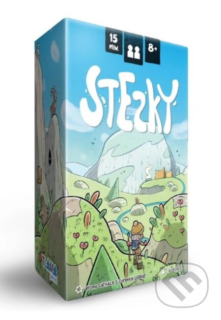 Spoločenská hra: Stezky (Corentin Lebrat). Tlama games, 2024 Spoločenská hra: Stezky (Corentin Lebrat). Tlama games, 2024