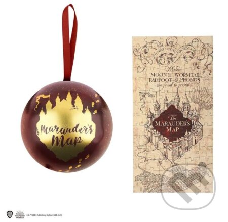 Harry Potter Vianočná dekorácia s puzzle - Záškodnícka mapa (Distrineo). Distrineo, 2024 Harry Potter Vianočná dekorácia s puzzle - Záškodnícka mapa (Distrineo). Distrineo, 2024