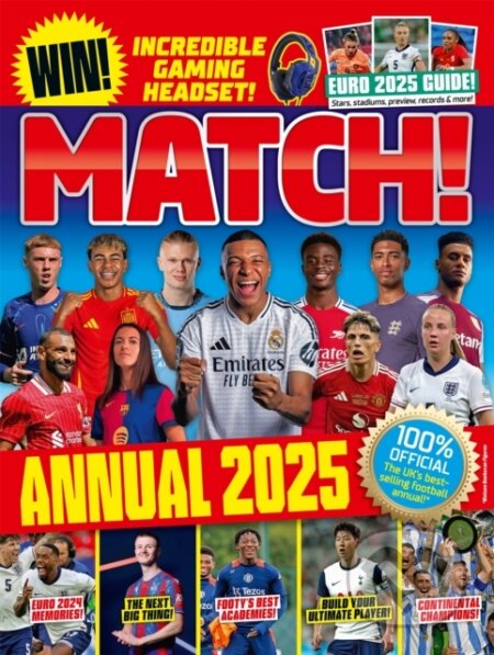 Kniha: Match Annual 2025 (MATCH). Pan Macmillan, 2024 Kniha: Match Annual 2025 (MATCH). Pan Macmillan, 2024