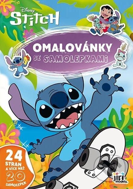 Kniha: Omalovánky A4 se samolepkami Lilo & Stitch (Jiří Models). Jiří Models, 2024 Kniha: Omalovánky A4 se samolepkami Lilo & Stitch (Jiří Models). Jiří Models, 2024