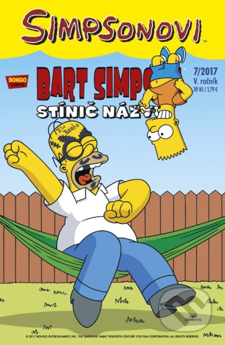 Kniha: Bart Simpson: Stínič názvu (Matt Groening). Crew, 2017 Kniha: Bart Simpson: Stínič názvu (Matt Groening). Crew, 2017