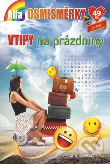 Kniha: Osmisměrky 1/2017 - Vtipy na prázdniny (Alfasoft). Alfasoft, 2017 Kniha: Osmisměrky 1/2017 - Vtipy na prázdniny (Alfasoft). Alfasoft, 2017