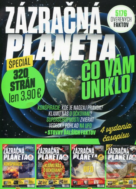 Zázračná planéta ŠPECIÁL II (balenie 4 magazínov), Sportmedia, 2017