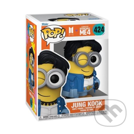 Funko POP Rocks: Minions x BTS - Jung Kook (Funko). Funko, 2024 Funko POP Rocks: Minions x BTS - Jung Kook (Funko). Funko, 2024
