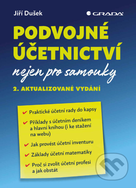 E-kniha: Podvojné účetnictví nejen pro samouky (Jiří Dušek). Grada, 2024 E-kniha: Podvojné účetnictví nejen pro samouky (Jiří Dušek). Grada, 2024