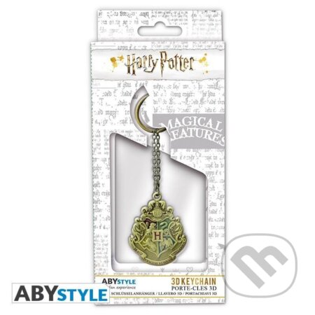 Harry Potter Kľúčenka 3D - Bradavický znak (ABYstyle). ABYstyle, 2024 Harry Potter Kľúčenka 3D - Bradavický znak (ABYstyle). ABYstyle, 2024