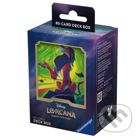 Spoločenská hra: Disney Lorcana: Azurite Sea - Deck Box Scar (Ravensburger). Ravensburger, 2024 Spoločenská hra: Disney Lorcana: Azurite Sea - Deck Box Scar (Ravensburger). Ravensburger, 2024