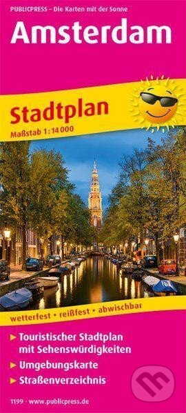 Amsterdam 1:14 000 / plán města (freytag&berndt). freytag&berndt, 2018 Amsterdam 1:14 000 / plán města (freytag&berndt). freytag&berndt, 2018