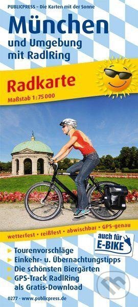 Mnichov a okolí 1:15 000 / cyklistická mapa (freytag&berndt). freytag&berndt, 2018 Mnichov a okolí 1:15 000 / cyklistická mapa (freytag&berndt). freytag&berndt, 2018