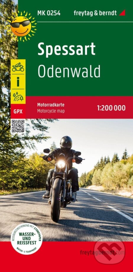 Spessart - Odenwald 1:200 000 / motocyklová mapa (freytag&berndt). freytag&berndt, 2023 Spessart - Odenwald 1:200 000 / motocyklová mapa (freytag&berndt). freytag&berndt, 2023