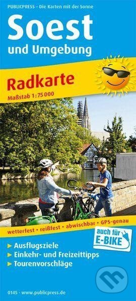 Soest a okolí 1:75 000 / cyklistická mapa (freytag&berndt). freytag&berndt, 2018 Soest a okolí 1:75 000 / cyklistická mapa (freytag&berndt). freytag&berndt, 2018