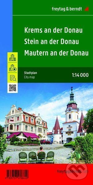Krems na Dunaji se Steinem a Mauternem 1:14 000 / plán města (freytag&berndt). freytag&berndt, 2020 Krems na Dunaji se Steinem a Mauternem 1:14 000 / plán města (freytag&berndt). freytag&berndt, 2020