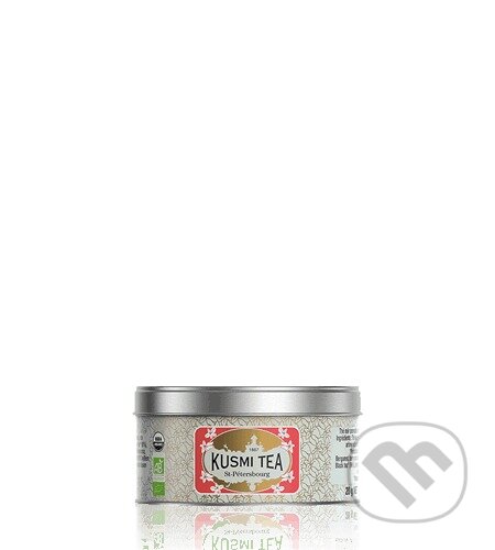 Kávy a čaje: Kusmi Tea Sypaný čierny čaj St. Petersburg Bio, kovová dóza, 20 g (Kusmi Tea). Kusmi Tea, 2024 Kávy a čaje: Kusmi Tea Sypaný čierny čaj St. Petersburg Bio, kovová dóza, 20 g (Kusmi Tea). Kusmi Tea, 2024