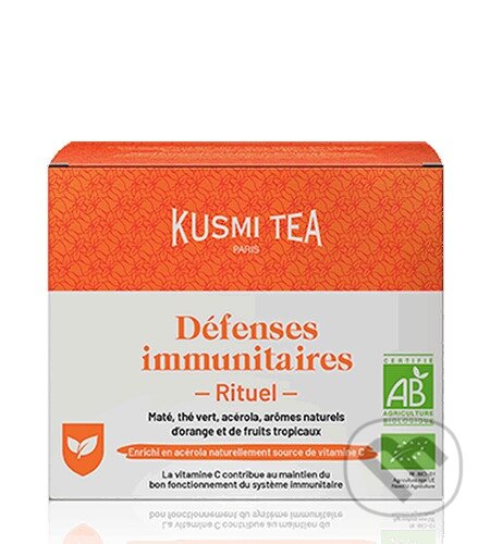 Kávy a čaje: Kusmi Tea Porciovaný bylinný čaj na posilnenie imunity Immune Defense Ritual, 18 vrecúšok (Kusmi Tea). Kusmi Tea, 2024 Kávy a čaje: Kusmi Tea Porciovaný bylinný čaj na posilnenie imunity Immune Defense Ritual, 18 vrecúšok (Kusmi Tea). Kusmi Tea, 2024