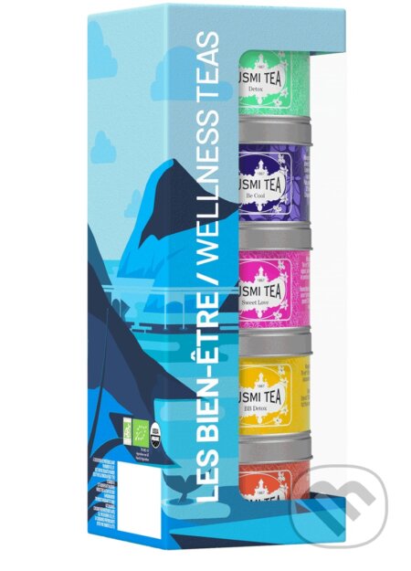 Kávy a čaje: Kusmi Tea Darčeková súprava Wellness teas (Kusmi Tea). Kusmi Tea, 2024 Kávy a čaje: Kusmi Tea Darčeková súprava Wellness teas (Kusmi Tea). Kusmi Tea, 2024