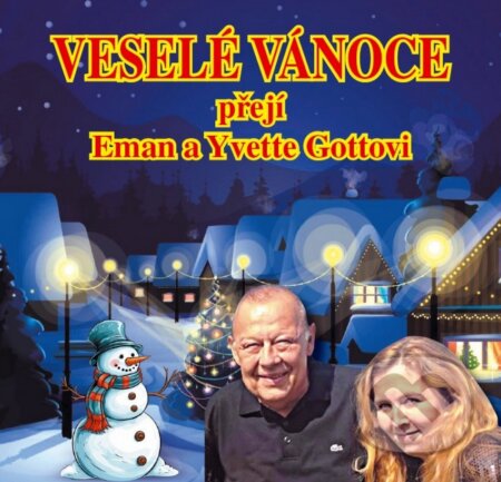 Hudobné CD: Emanuel Karel Gott: Veselé Vánoce Přejí Eman A Yvette (Hudobné albumy). Hudobné albumy, 2024 Hudobné CD: Emanuel Karel Gott: Veselé Vánoce Přejí Eman A Yvette (Hudobné albumy). Hudobné albumy, 2024