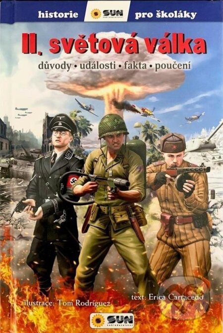 Kniha: II.světová válka - Důvody, události, fakta, poučení (Erica Carracedo). SUN, 2024 Kniha: II.světová válka - Důvody, události, fakta, poučení (Erica Carracedo). SUN, 2024