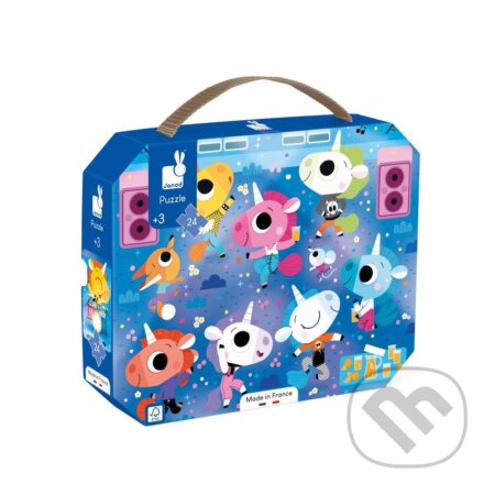 Puzzle: Janod Puzzle v kufríku Jednorožec na koncerte (Janod). Janod, 2024 Puzzle: Janod Puzzle v kufríku Jednorožec na koncerte (Janod). Janod, 2024
