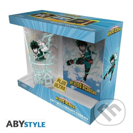 My Hero Academia Darčekový set (Pohár, Odznak, Zápisník A6) (ABYstyle). ABYstyle, 2024 My Hero Academia Darčekový set (Pohár, Odznak, Zápisník A6) (ABYstyle). ABYstyle, 2024