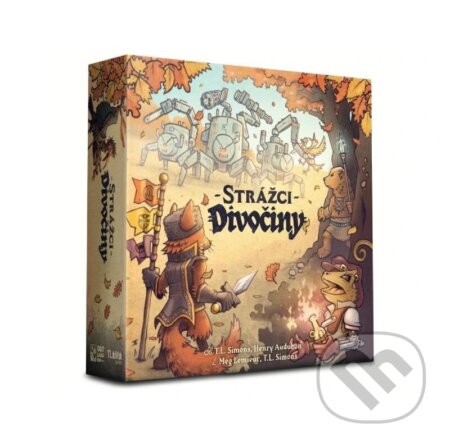Společenská hra: Strážci Divočiny (Henry Audubon a L. T. Simons). Tlama games, 2024 Společenská hra: Strážci Divočiny (Henry Audubon a L. T. Simons). Tlama games, 2024