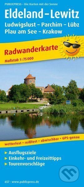Kniha: Eldeland-Lewitz, Ludwigslust-Parchim-Lübz-Plau am See 1:75 000 / cyklistická mapa (freytag&berndt). freytag&berndt, 2017 Kniha: Eldeland-Lewitz, Ludwigslust-Parchim-Lübz-Plau am See 1:75 000 / cyklistická mapa (freytag&berndt). freytag&berndt, 2017