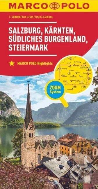 Kniha: Rakousko č. 2 - Salzburg, Korutany, Štýrsko 1:200 000 / regionální mapa (Marco Polo). Marco Polo, 2023 Kniha: Rakousko č. 2 - Salzburg, Korutany, Štýrsko 1:200 000 / regionální mapa (Marco Polo). Marco Polo, 2023