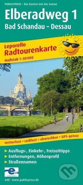 Kniha: Labská cyklostezka 1, Bad Schandau-Dessau 1:50 000 / cyklistická mapa (freytag&berndt). freytag&berndt, 2019 Kniha: Labská cyklostezka 1, Bad Schandau-Dessau 1:50 000 / cyklistická mapa (freytag&berndt). freytag&berndt, 2019