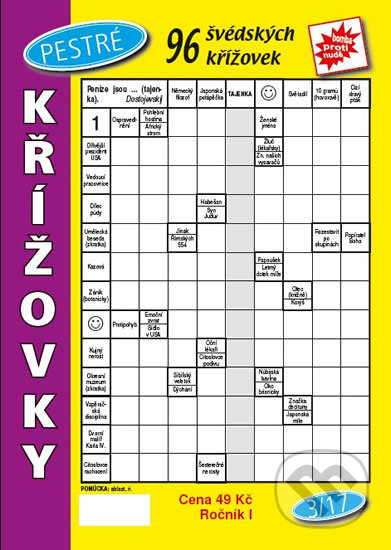 Kniha: Pestré křížovky 3/17 (Telpres). Telpres, 2017 Kniha: Pestré křížovky 3/17 (Telpres). Telpres, 2017