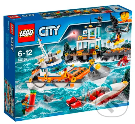 LEGO City Coast Guard 60167 Základna pobrežní hlídky, LEGO, 2017