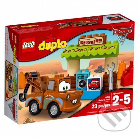 Spoločenská hra: LEGO DUPLO Cars 10856 Materova garáž (LEGO). LEGO, 2017 Spoločenská hra: LEGO DUPLO Cars 10856 Materova garáž (LEGO). LEGO, 2017