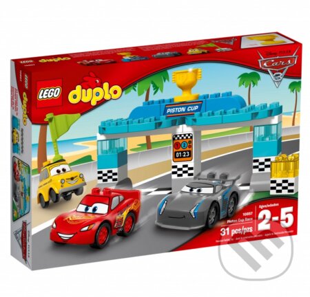LEGO DUPLO Cars 10857 Závody o Zlatý píst, LEGO, 2017