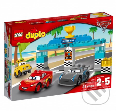 Spoločenská hra: LEGO DUPLO Cars 10857 Preteky o Zlatý piest (LEGO). LEGO, 2017 Spoločenská hra: LEGO DUPLO Cars 10857 Preteky o Zlatý piest (LEGO). LEGO, 2017
