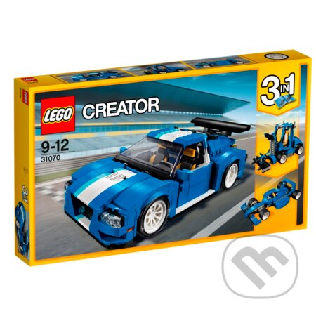 LEGO Creator 31070 Turbo závodní auto, LEGO, 2017