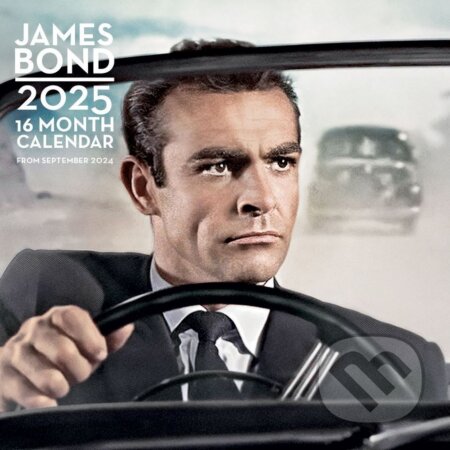 Oficiálny nástenný kalendár 2025 - 16 mesiacov: James Bond 007 (). , 2024 Oficiálny nástenný kalendár 2025 - 16 mesiacov: James Bond 007 (). , 2024